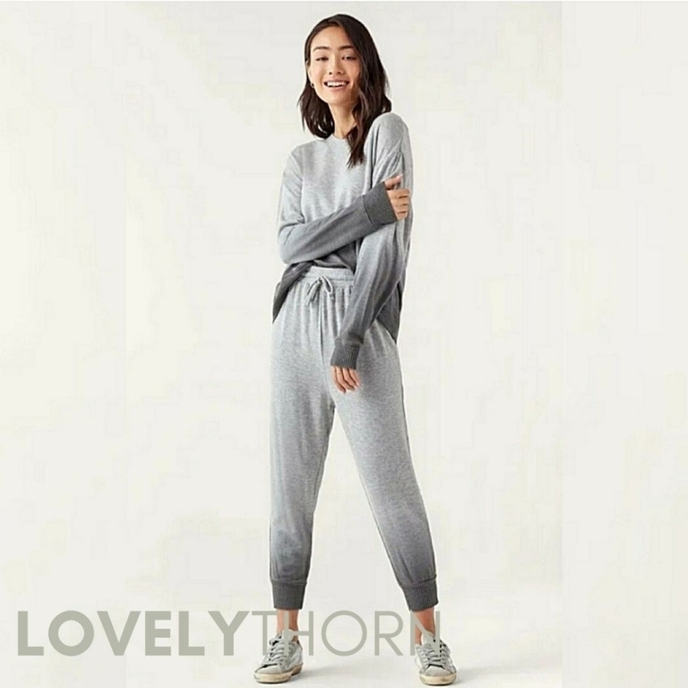 SPLENDID // grey ombre super soft joggers